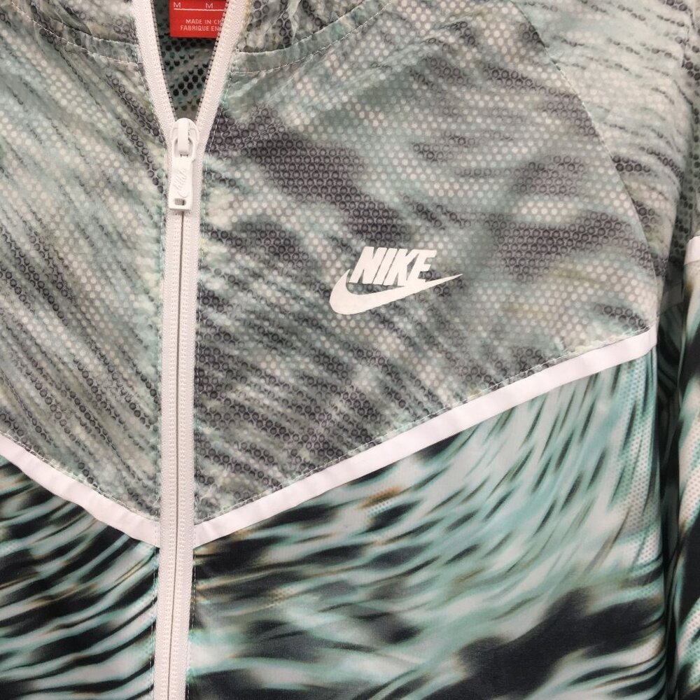 Nike Tech Hyperfuse Windrunner Jacket Aqua Full Z… - image 6